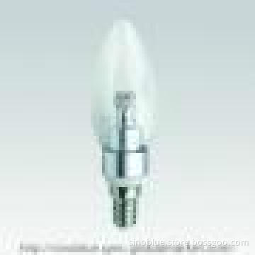 360 degree -3W LED candle lamp pull tail